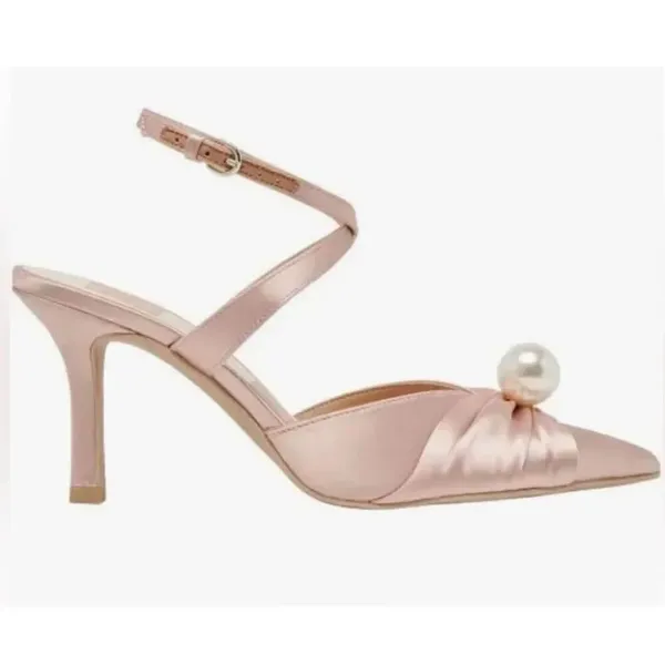 Dolce Vita Kaysey Light Blush Satin Heels Size 9 - Image 2