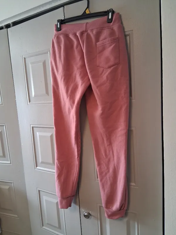 True Rock women's sweatpants sweats joggers loungewear in pink size large. Fits smaller to size. - Image 7