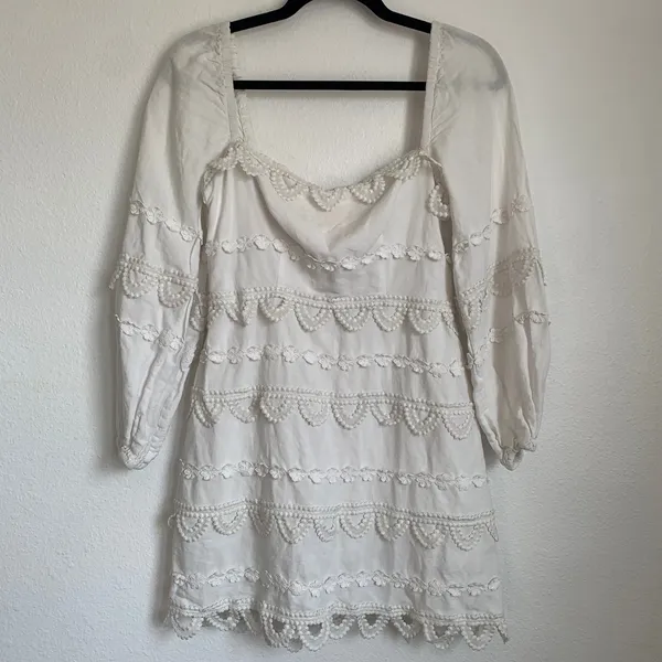 La Maison Talulah Early Light Mini Dress in White‎ - Image 3