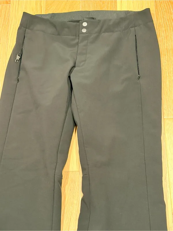 The North Face Women's Black Softshell fleece lined Snow Pants large - Image 2