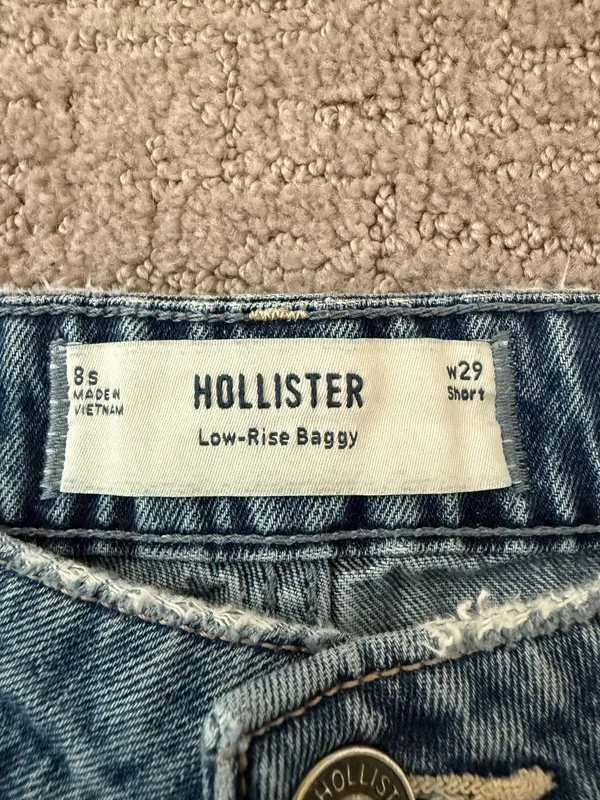 Blue Low-Rise Baggy Jeans - Image 2