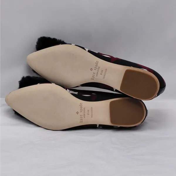 Kate Spade Womens Flats Size 8.5 Navy Quiet Luxury Whimsigoth Dark Romantic - Image 8