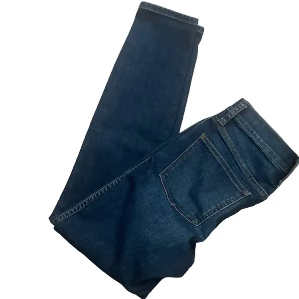 Madwell Jeans Women Blue Skinny‎ Leg Zipper/Button Closure 5 Pocket Denim - Image 7