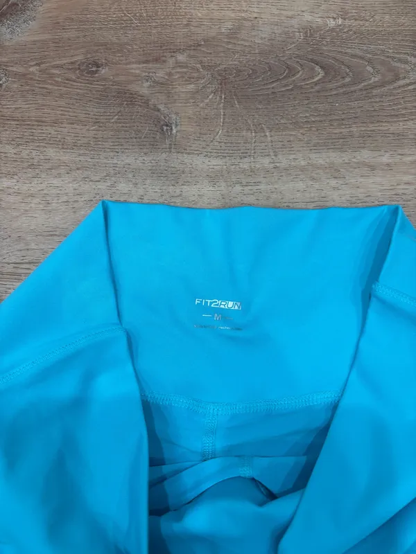 Fit 2 run teal crossover shorts Blue Size M - Image 3