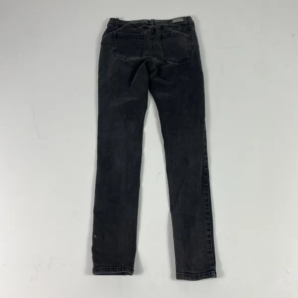 Juicy Couture Jeans Womens 2 Gray Charcoal Wash Mid Rise Skinny Stretch‎ Denim - Image 2