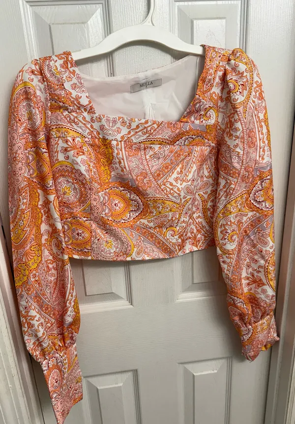 Paisley Matching Set Orange - Image 2