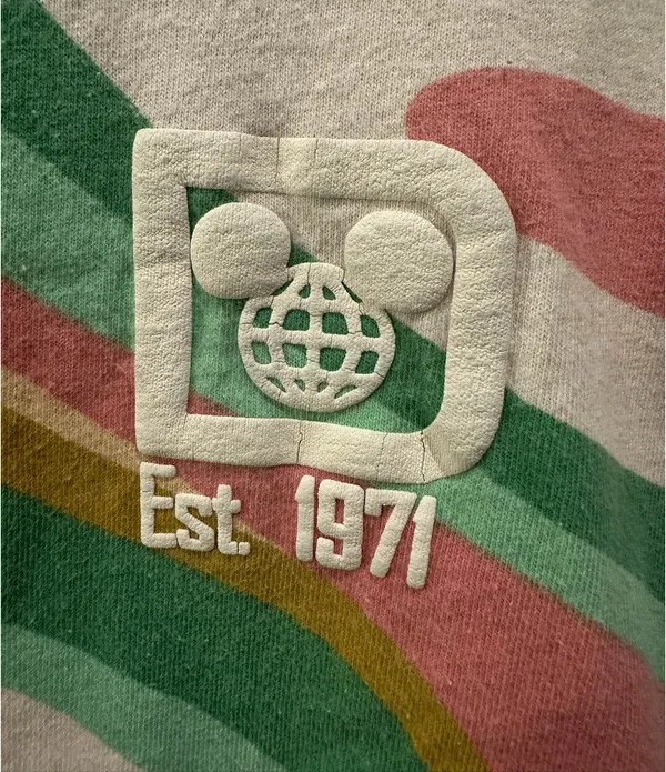Disney Walt Disney World Retro Swirl Print Spirit Jersey - Image 4