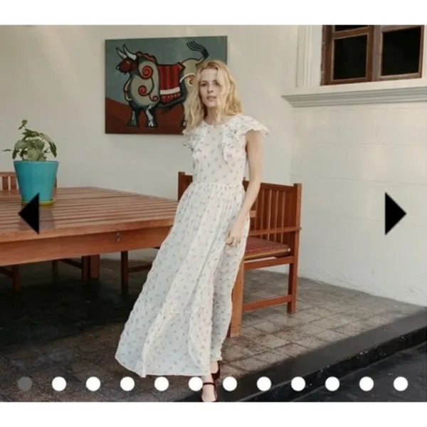 💕DOEN💕 Flora Dress ~ Salt Small White - Image 9