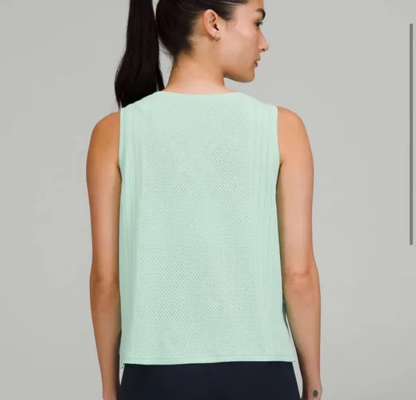 Train To Be Tank Mint Lululemon - Image 2