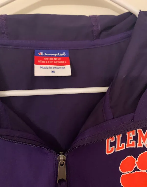Clemson Rain Jacket Size M - Image 2