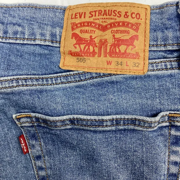 Levi’s 505 Men’s Jeans W34 x L31 Straight Leg - Image 5