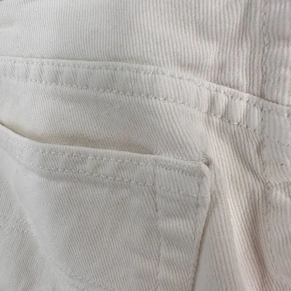 Polo Ralph Lauren Women's Mid-Rise Cropped Kelly Jean Off White Size 8 wide leg - Image 8