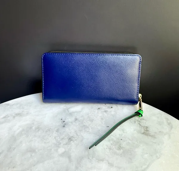 Marc Jacobs NWT Marc Jacobs The Snapshot J-Marc Zip Around Wallet Saffiano Colorblock - Image 3