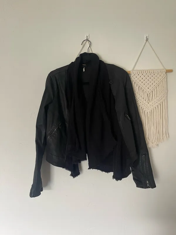 Free People Moto Jacket Black - Image 2