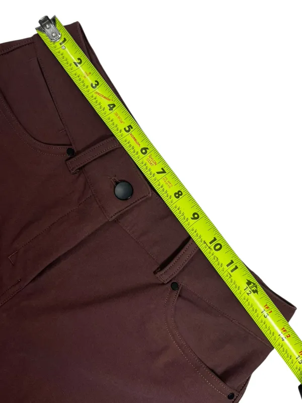 Lululemon City Sleek 5 Pocket Wide-Leg High-Rise Pant Utilitech Roasted Brown - Image 9