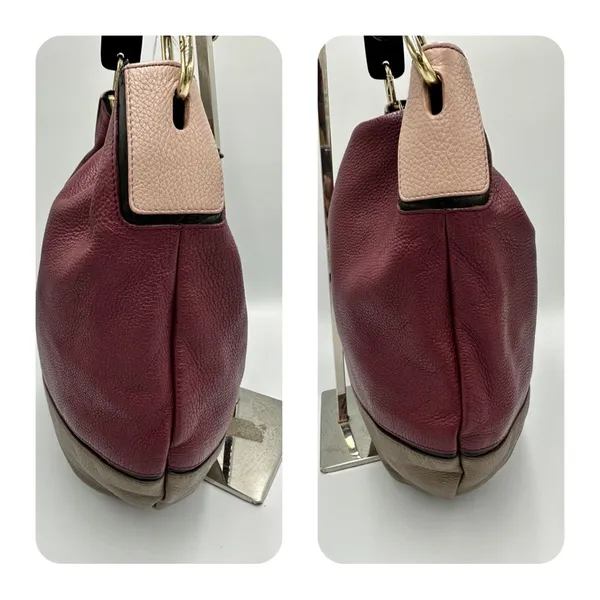 Furla Hobo Bicolor Leather Shoulder Bag - Image 13