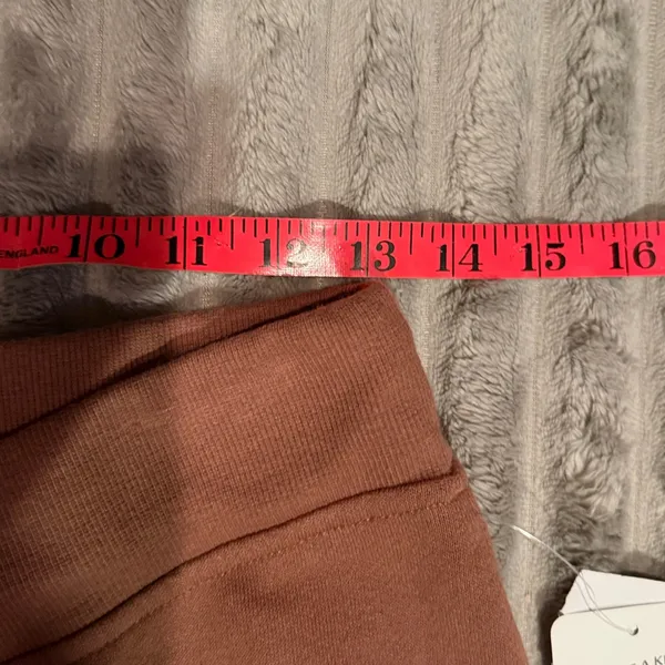 PacSun Womens Flare Sweatpants Brown Pacific Sunwear Graphic Small NWT - Image 5