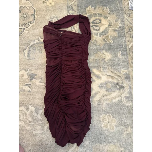 Michael Costello x REVOLVE Honor Mini Dress in Dark Plum XS NWT - Image 11