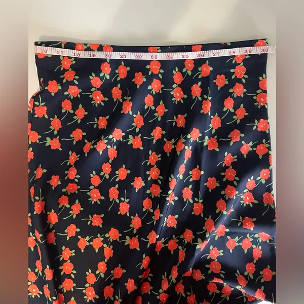J.Crew Pull-On Slip Skirt in Poppy Fields Floral Midi - Image 5