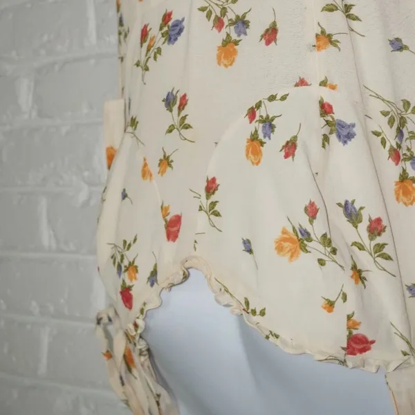 Reformation Nikita Dress Size: 18 Noemi Floral Print Ruffle Feminine - Image 7