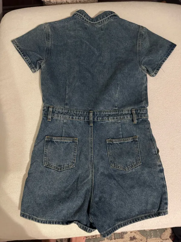 Lioness denim Jean romper NWOT - Image 3