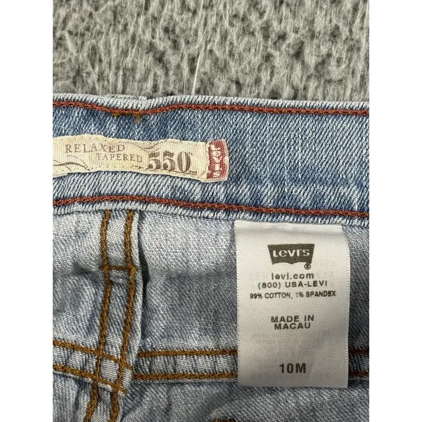 Levis 550 Jeans Women 10 Relaxed Tapered Leg High‎ Rise Denim Y2K - Image 8