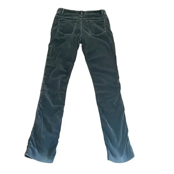 Theory Cotton Blend Green Velvet Skinny Womens Pants SZ 2 - Image 5