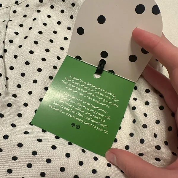 NWT Kate Spade White and Black Polka Dot Dress - Image 4