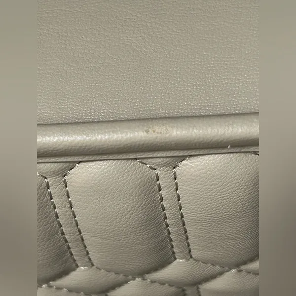 Steve Madden Quilted Mini Tote BNIKO Crossbody Purse Beige - Image 10