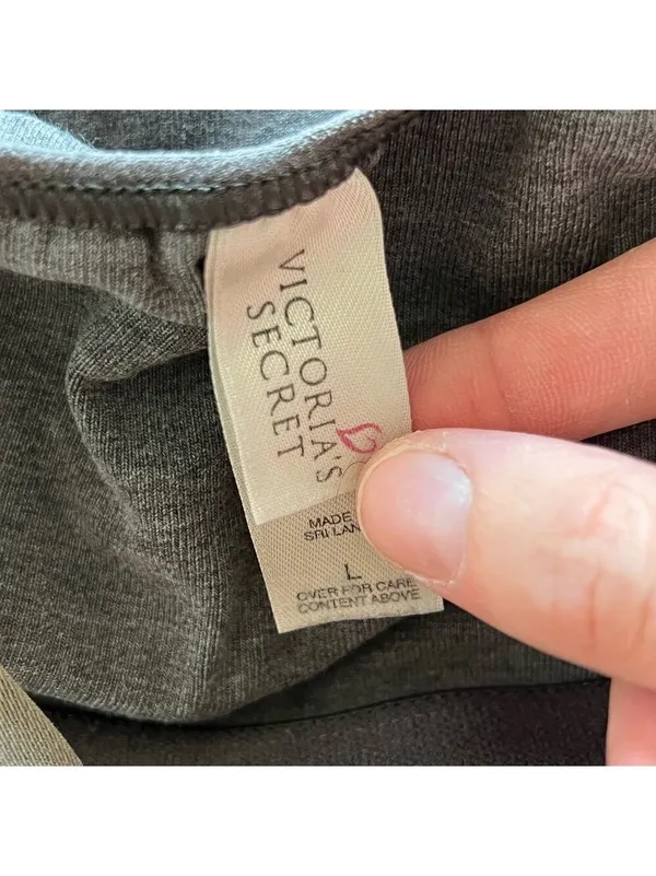 Victoria's Secret Gray Fitted Sleeveless Camisole Shirt - Image 4