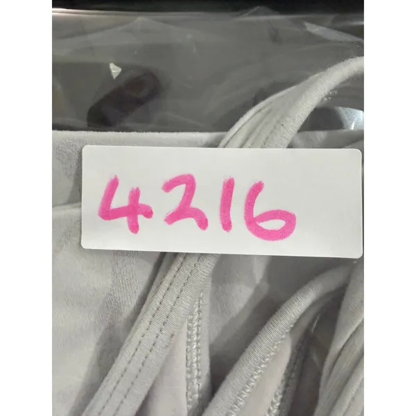 TnAction Aritzia Light Blue Scoop Neck Sports Bra Size S Logo Activewear - Image 5