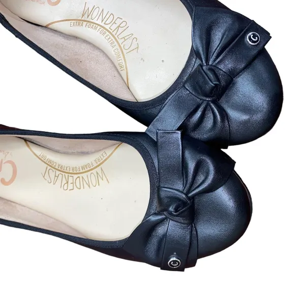 Circus by Sam Edelman Connie Leather Ballet Flat size 8 black - Image 6