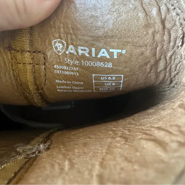 New Ariat Tracey Composite Toe Work Boot WOMAN in‎ DUSTED BROWN SZ 6.5 - Image 7