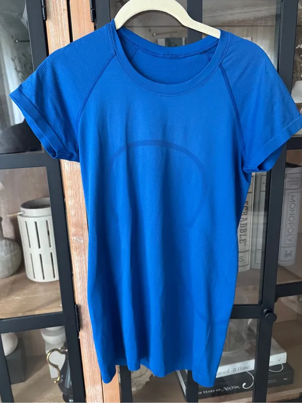 Lululemon Swiftly Tech Short Sleeve tee 2.0 Wild Bluebell cerulean workout top - Image 2