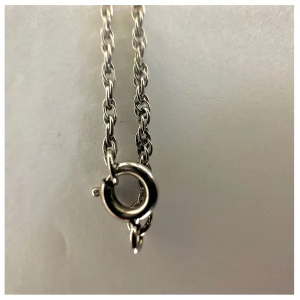 silver and gold tone horse teardrop pendant necklace - Image 6