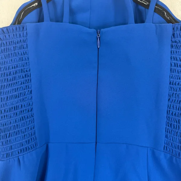 Amanda‎ Uprichard Odean New York Blue Dress Sleeveless Asymmetrical Mini Party S - Image 9