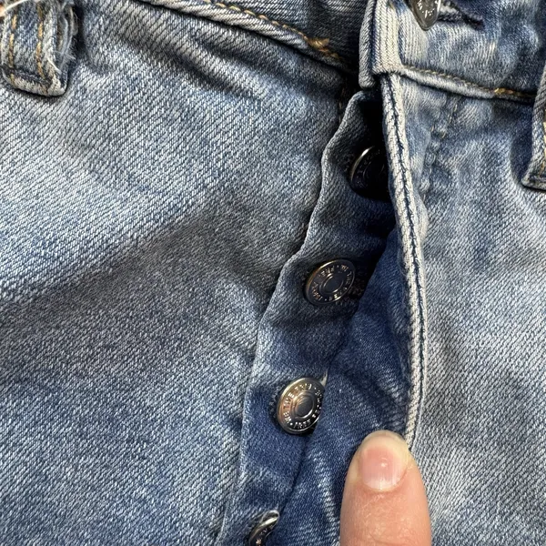 We The Free - Free People Distressed Denim Shorts Women‎ 26 Button Fly - Image 3