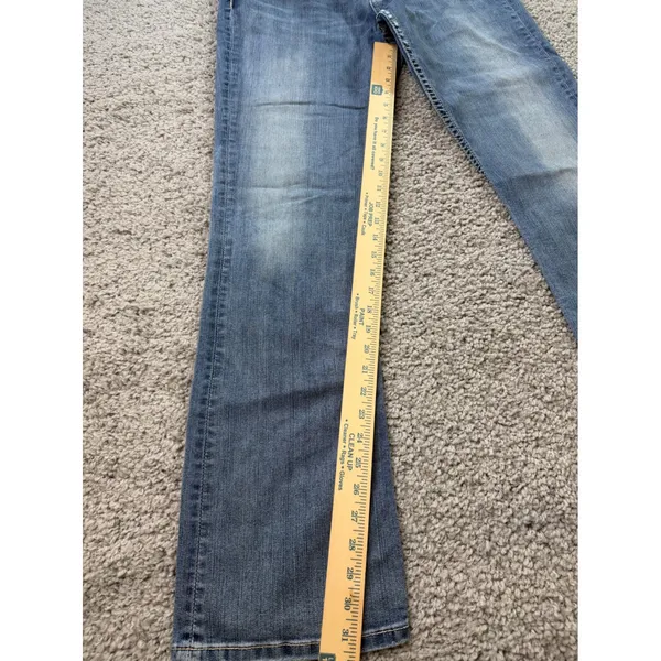 BKE Denim Culture Bootcut Jeans Blue Medium Wash Stretch 34x31.5 - Image 3
