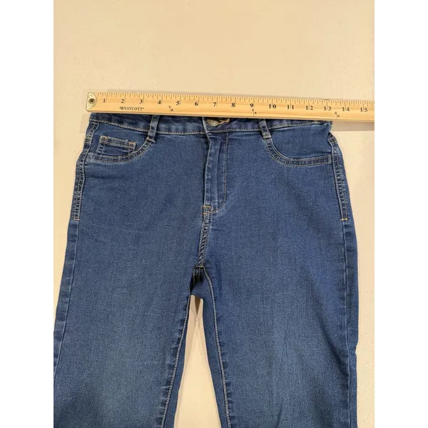 Denim Pimkie Skinny Jeans Womens 26" Stretch Minimal Work Travel Vacation - Image 8