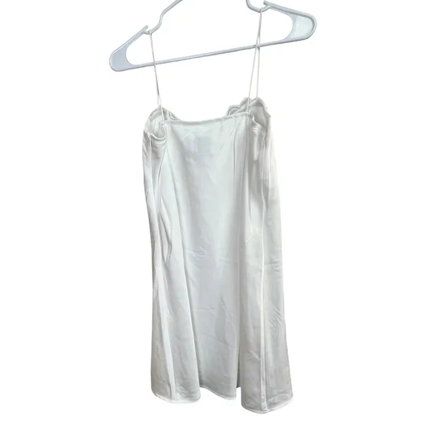 Princess Polly Snowbird Mini Silky Dress White Lace Size 10 - Image 14