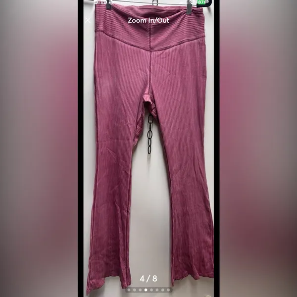 Free People Mark My Words Slim Flares. Size Large - Image 4