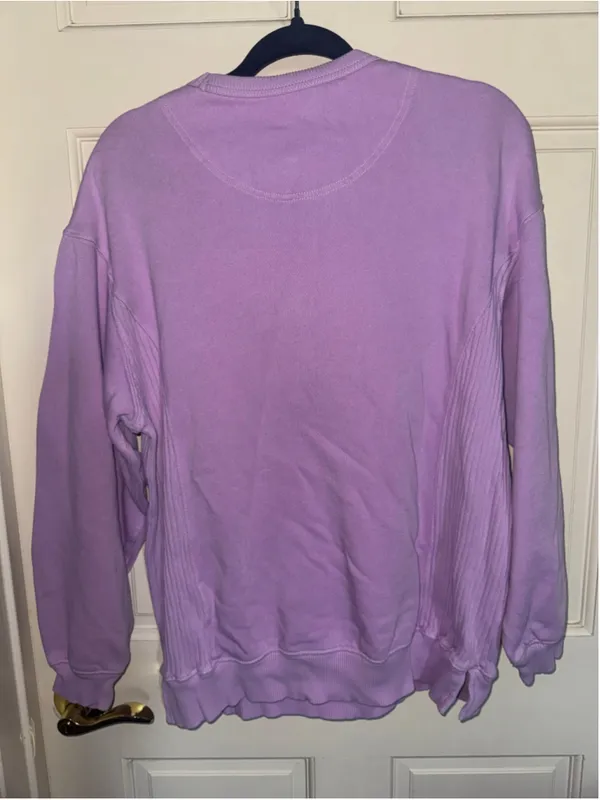Women's Aerie Sweatshirt XS Purple Crewneck Pullover - Image 4