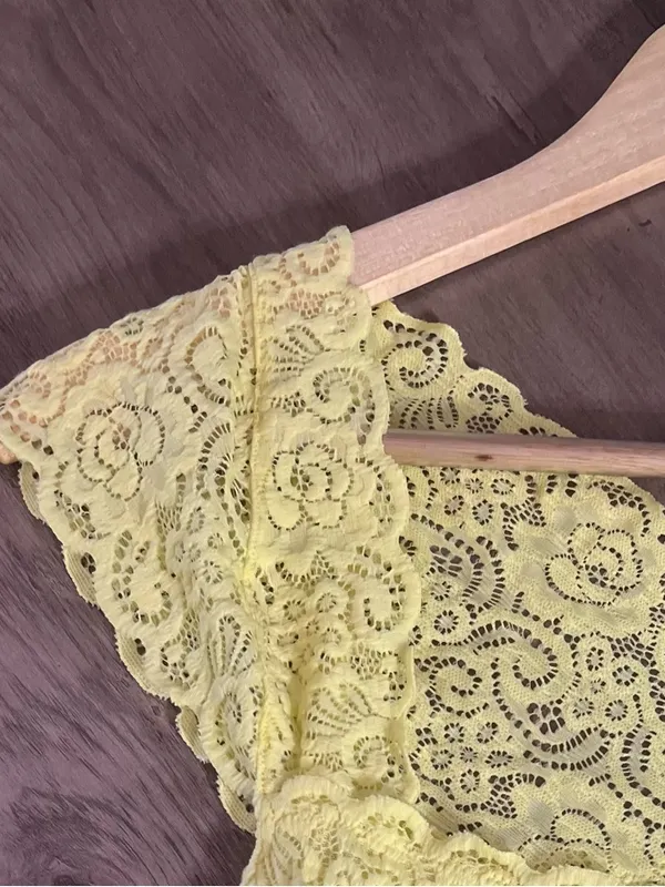 Free People Intimately Chase Me Lace Crop Top Bralette - Image 4