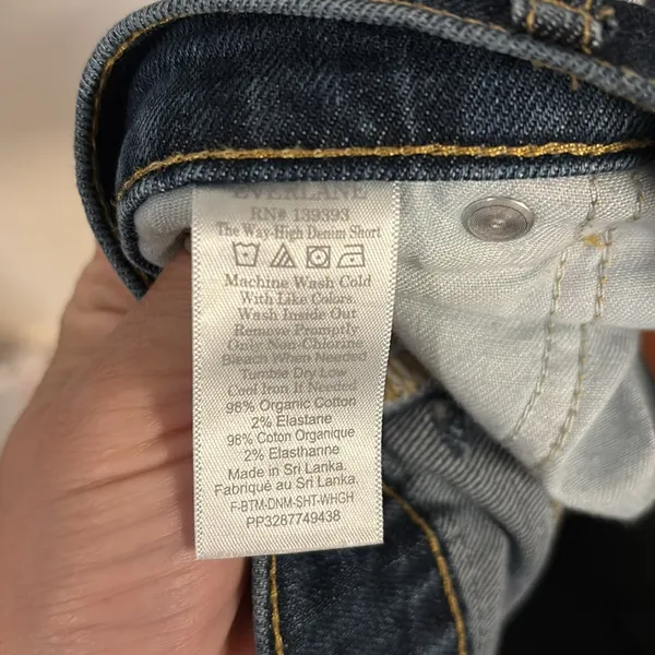 EVERLANE The Way High Denim Short - Image 5