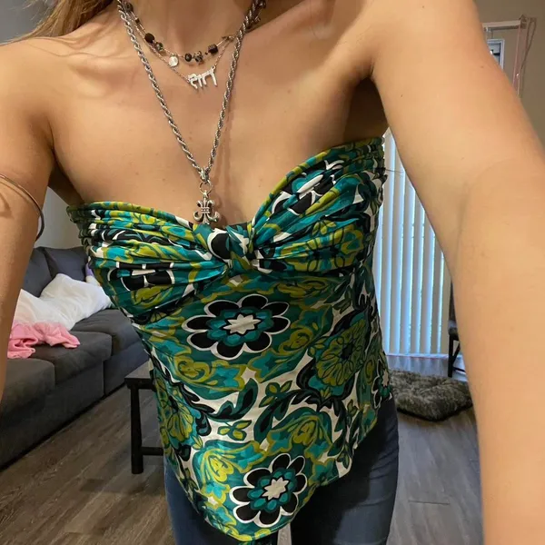 Ann Taylor floral halter top - Image 5