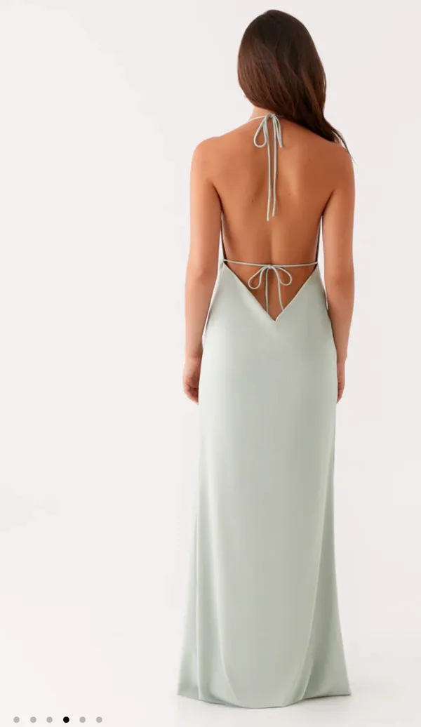 Peppermayo maxi sage green dress - Image 3