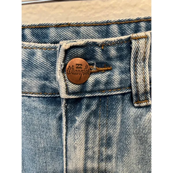 Billabong x Wrangler Patch Flare Jeans Size 25 - Image 10