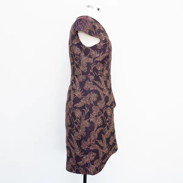 Vince‎ Camuto. Jacquard Embroidered Dress. - Image 3