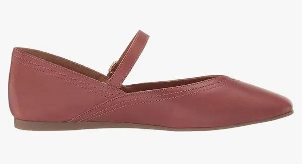 Lucky Brand Women's Albajane Mary Jane Ballet Flat Gold Accent in Henna sz 7.5 M - Image 13