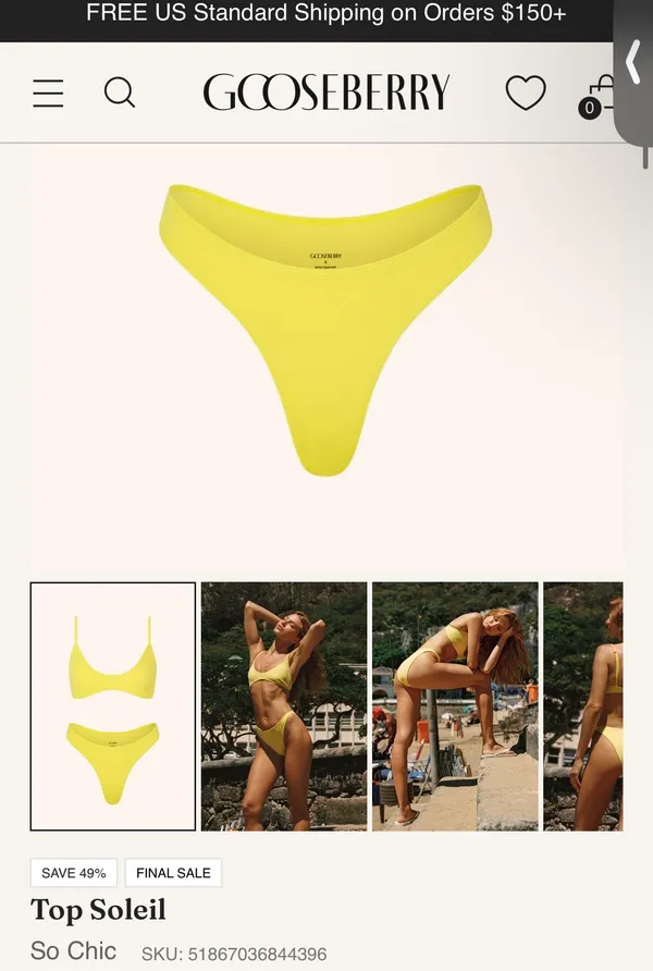 SKIMS Gooseberry Intimates bikini set - Image 8